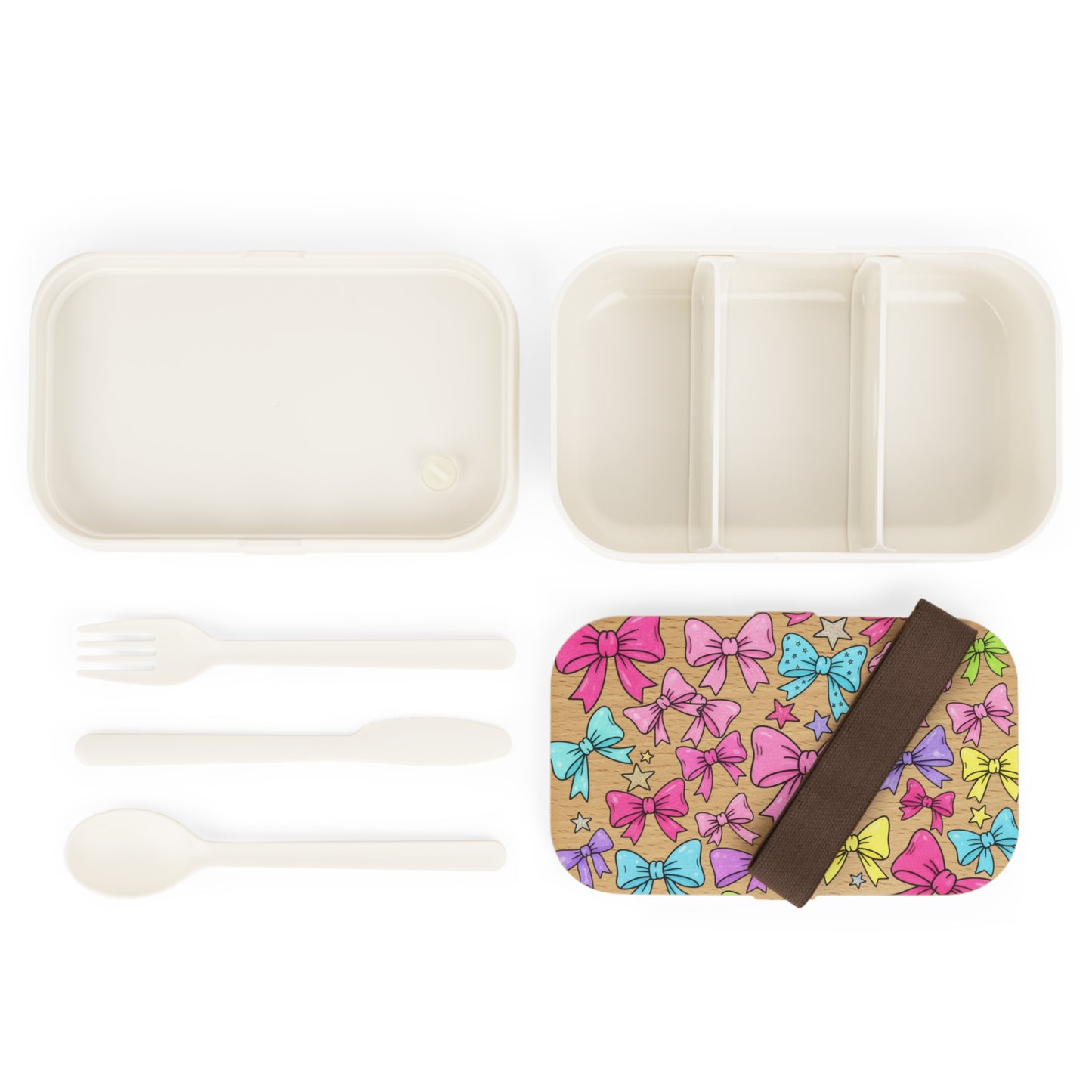 Girls Bow Bento Lunch Box | Bow Design Theme
