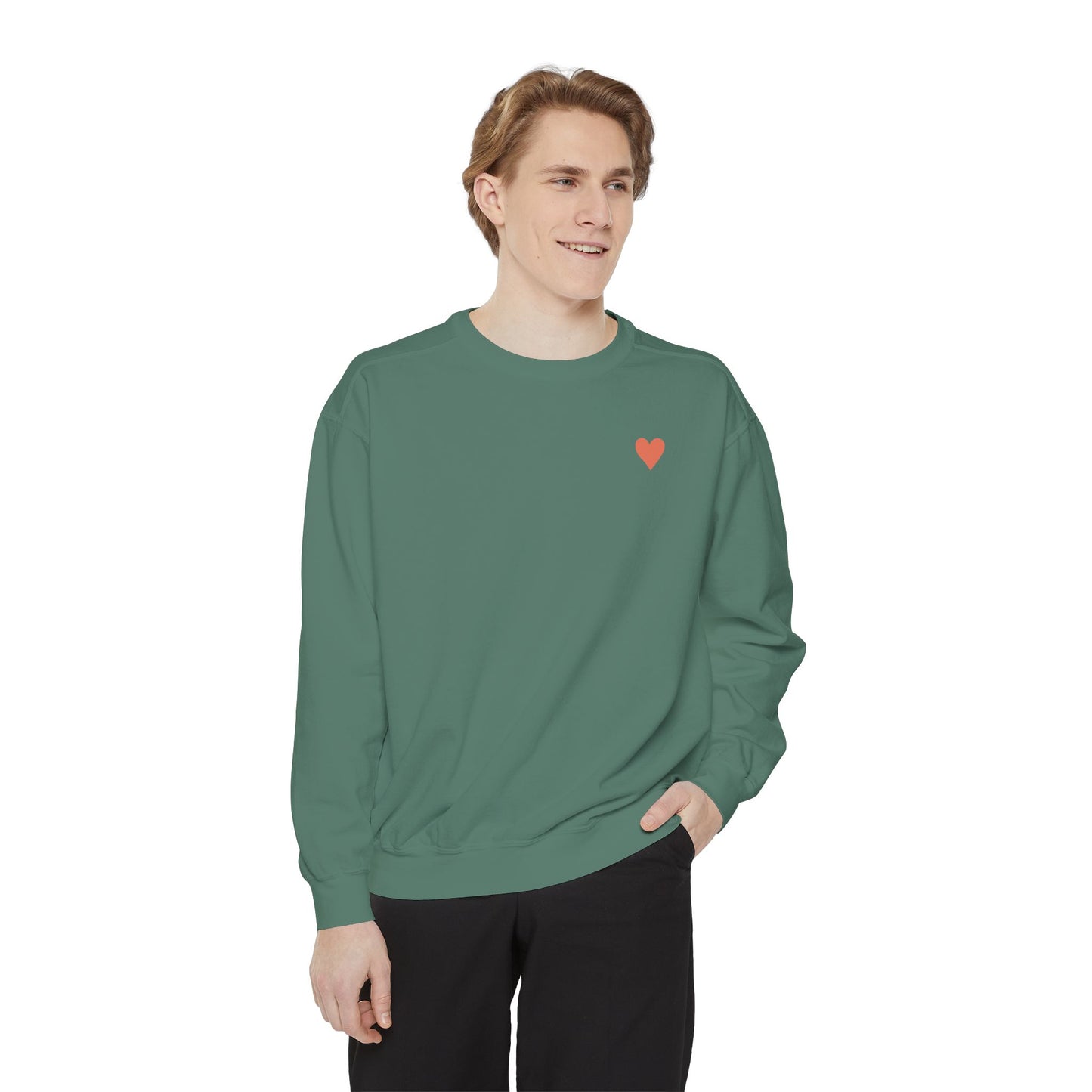 You Are So Loved Sweatshirt — Cute Inspirational Garment-Dyed Crewneck