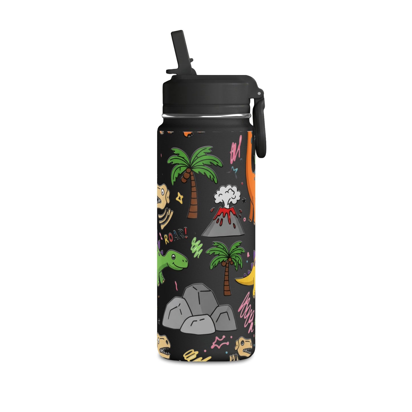 Kids Dino 20oz Water Bottle | Cute Dinosaur Design