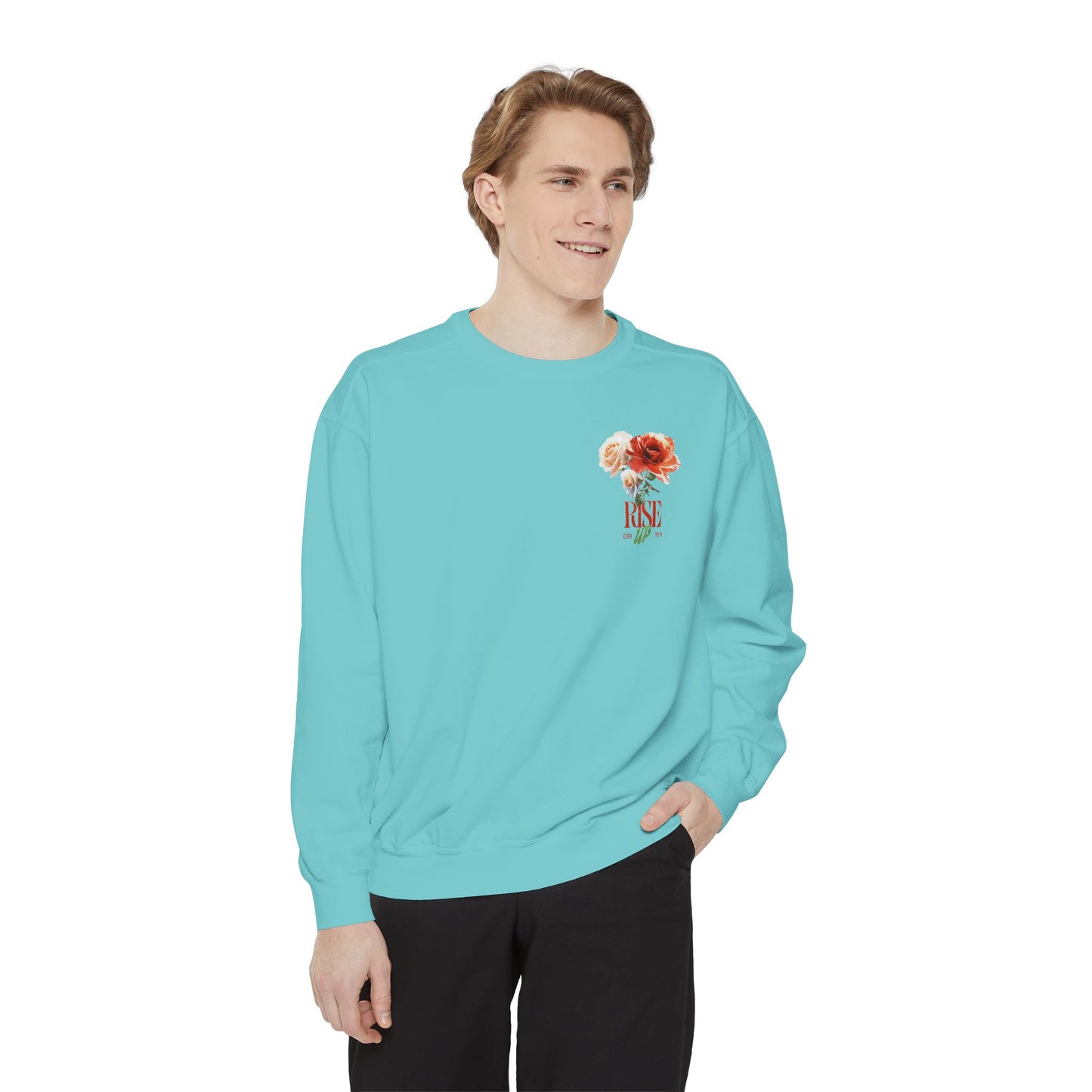 Rise Up Floral Sweatshirt — Flower Design
