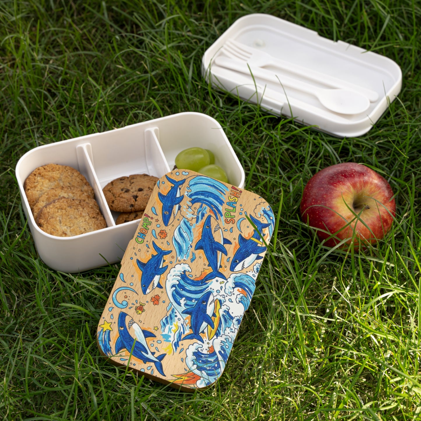 Kids Shark Bento Lunch Box | Shark Design Boys