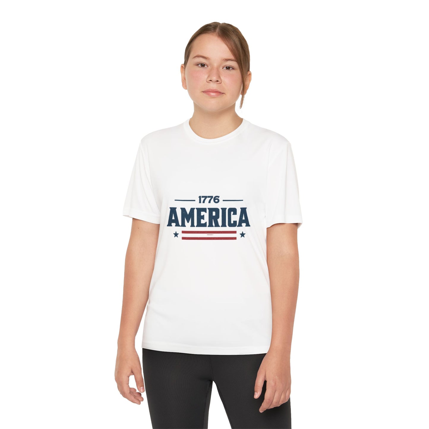Youth Competitor Tee — Patriotic July 4th Matching Family Shirt