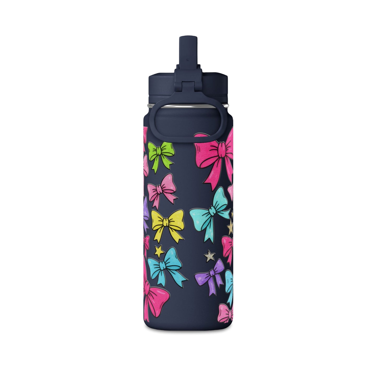 Girls Bow 20oz Water Bottle | Cute Bow Design