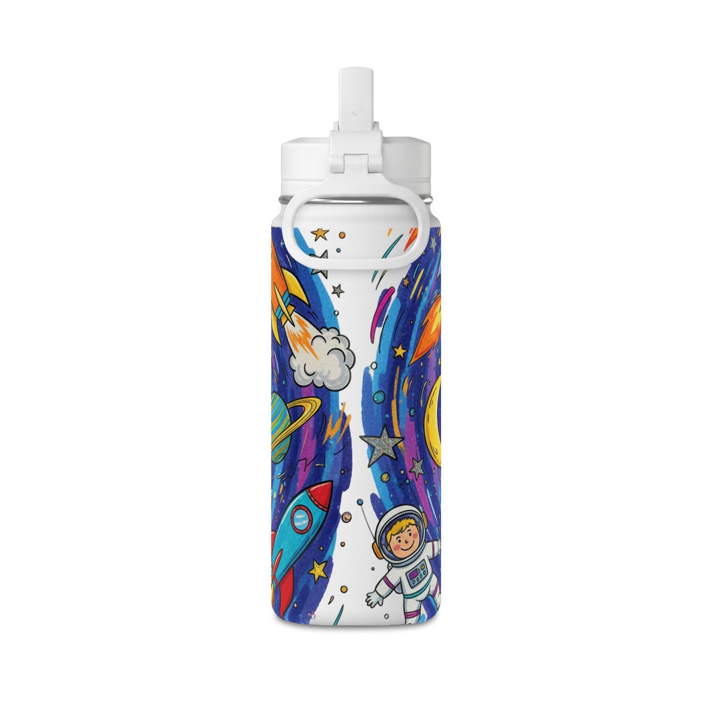 Kids Galaxy 20oz Water Bottle | Cute Galaxy Design
