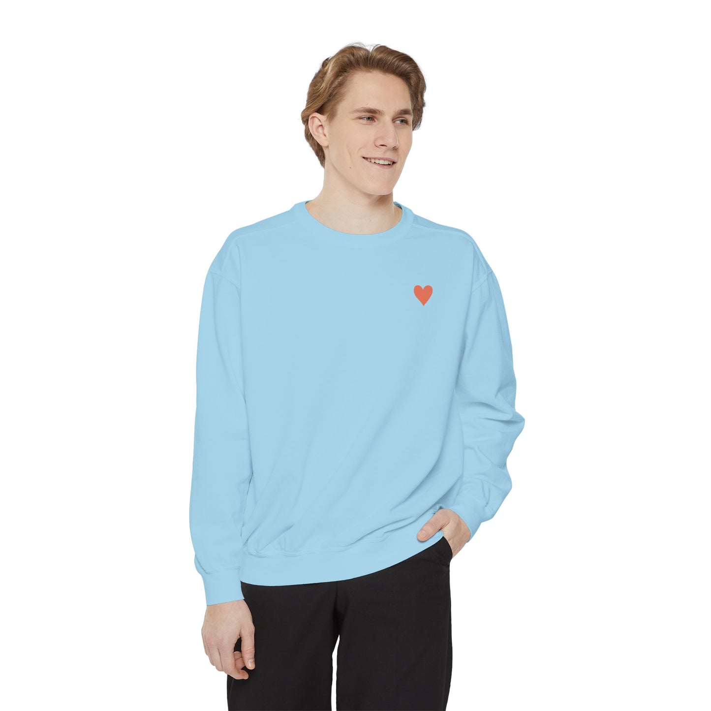 You Are So Loved Sweatshirt — Cute Inspirational Garment-Dyed Crewneck