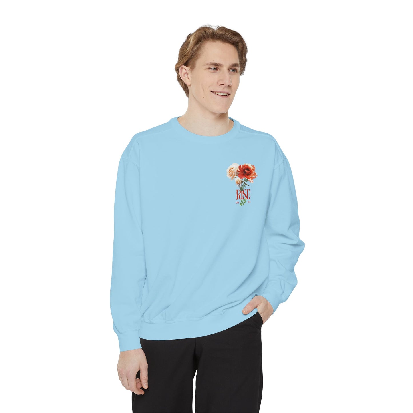 Rise Up Floral Sweatshirt — Flower Design