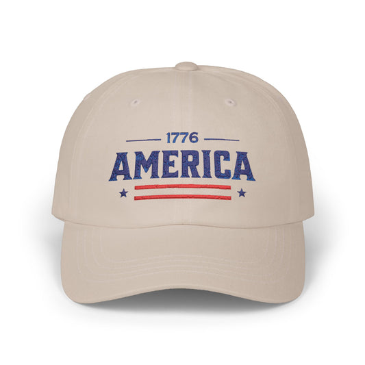 Fourth of July Classic Dad Cap — Patriotic Baseball Hat