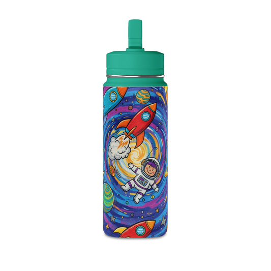 Kids Galaxy 20oz Water Bottle | Cute Galaxy Design