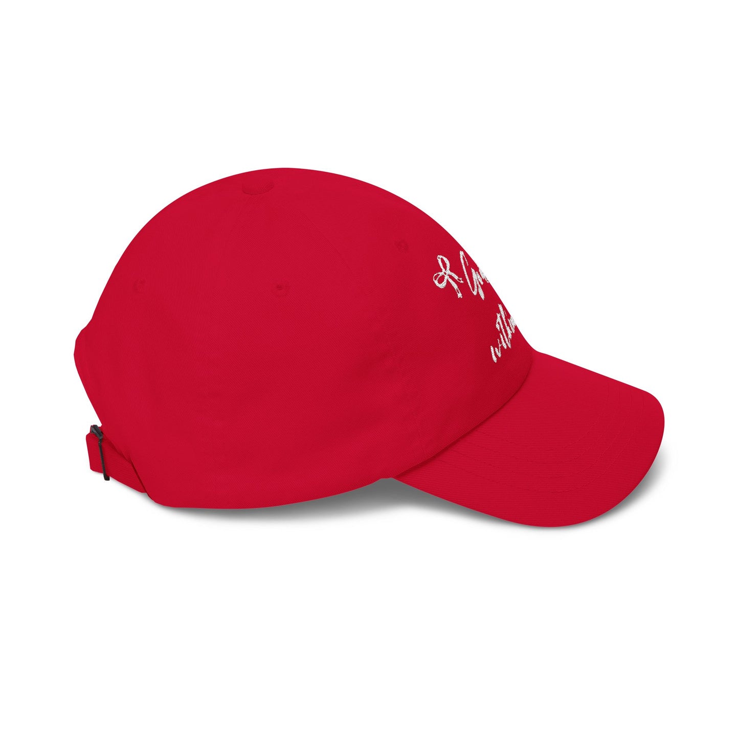 God Is Within Her Classic Dad Cap — Inspirational Embroidered Baseball Hat