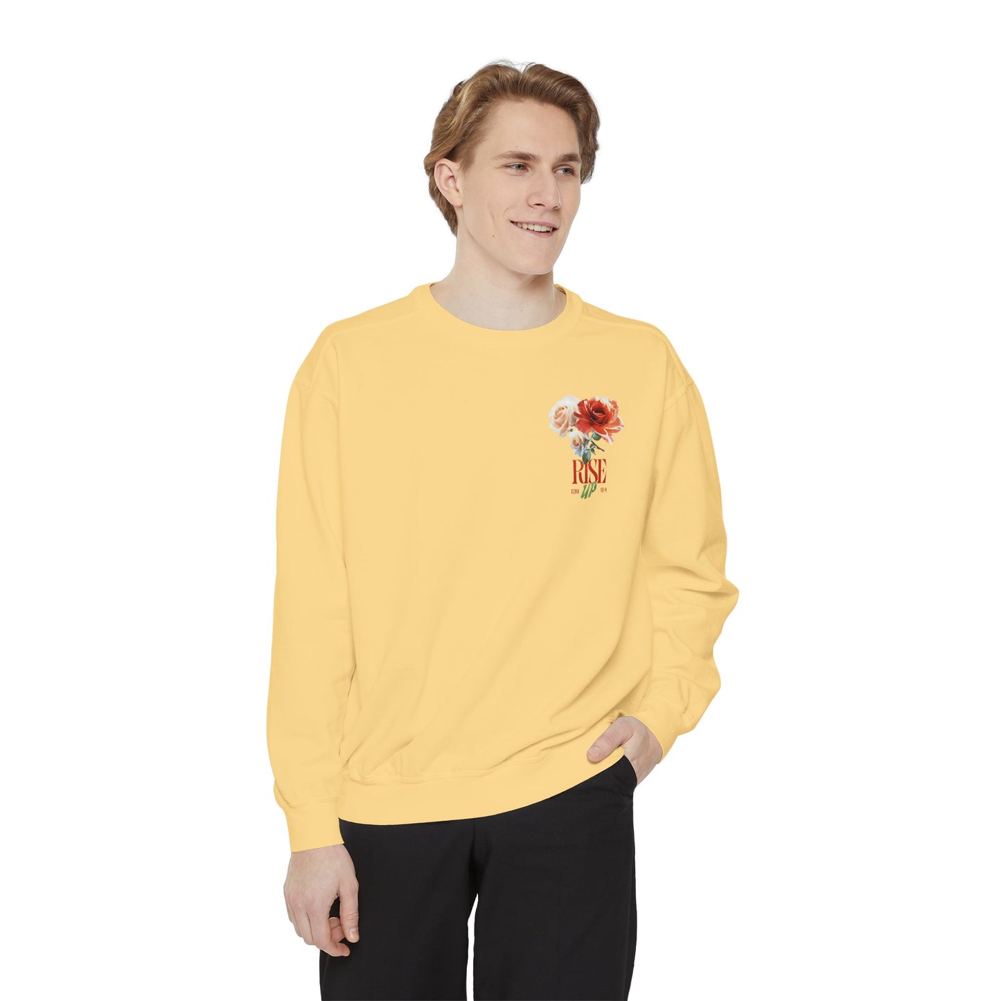 Rise Up Floral Sweatshirt — Flower Design