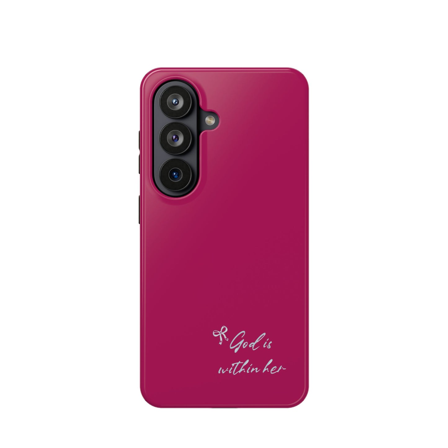 God Is Within Her Phone Case — Inspirational Magnetic Impact-Resistant Phone Case