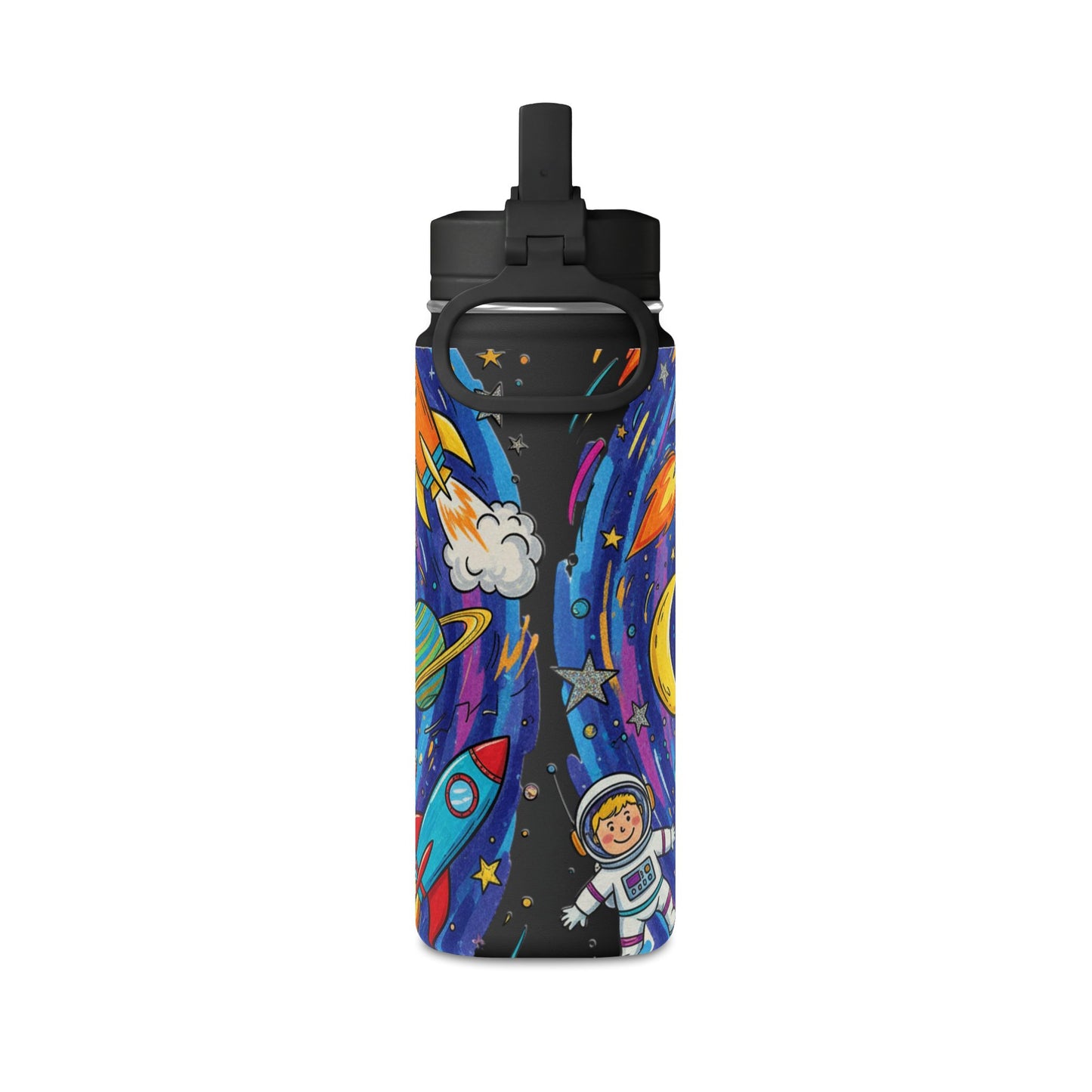 Kids Galaxy 20oz Water Bottle | Cute Galaxy Design