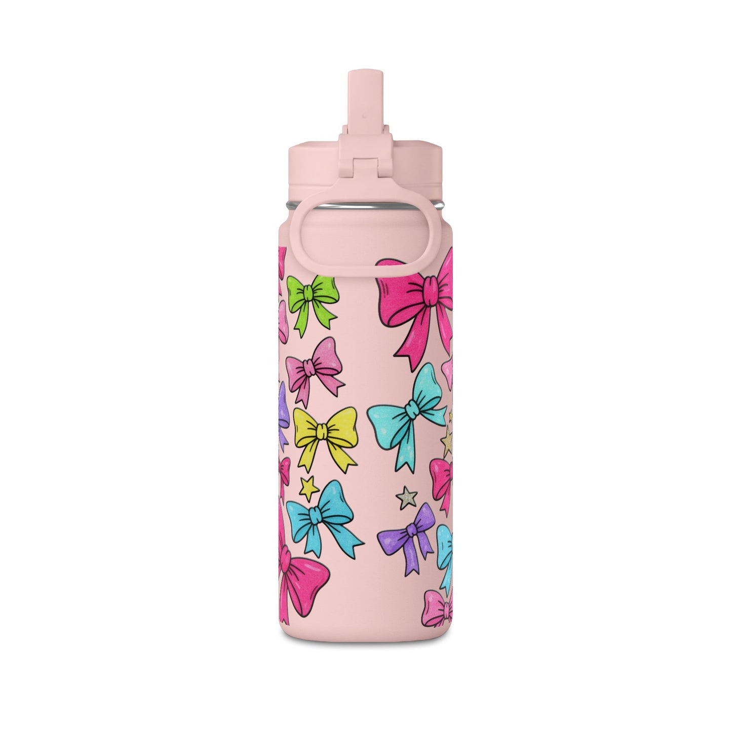 Girls Bow 20oz Water Bottle | Cute Bow Design