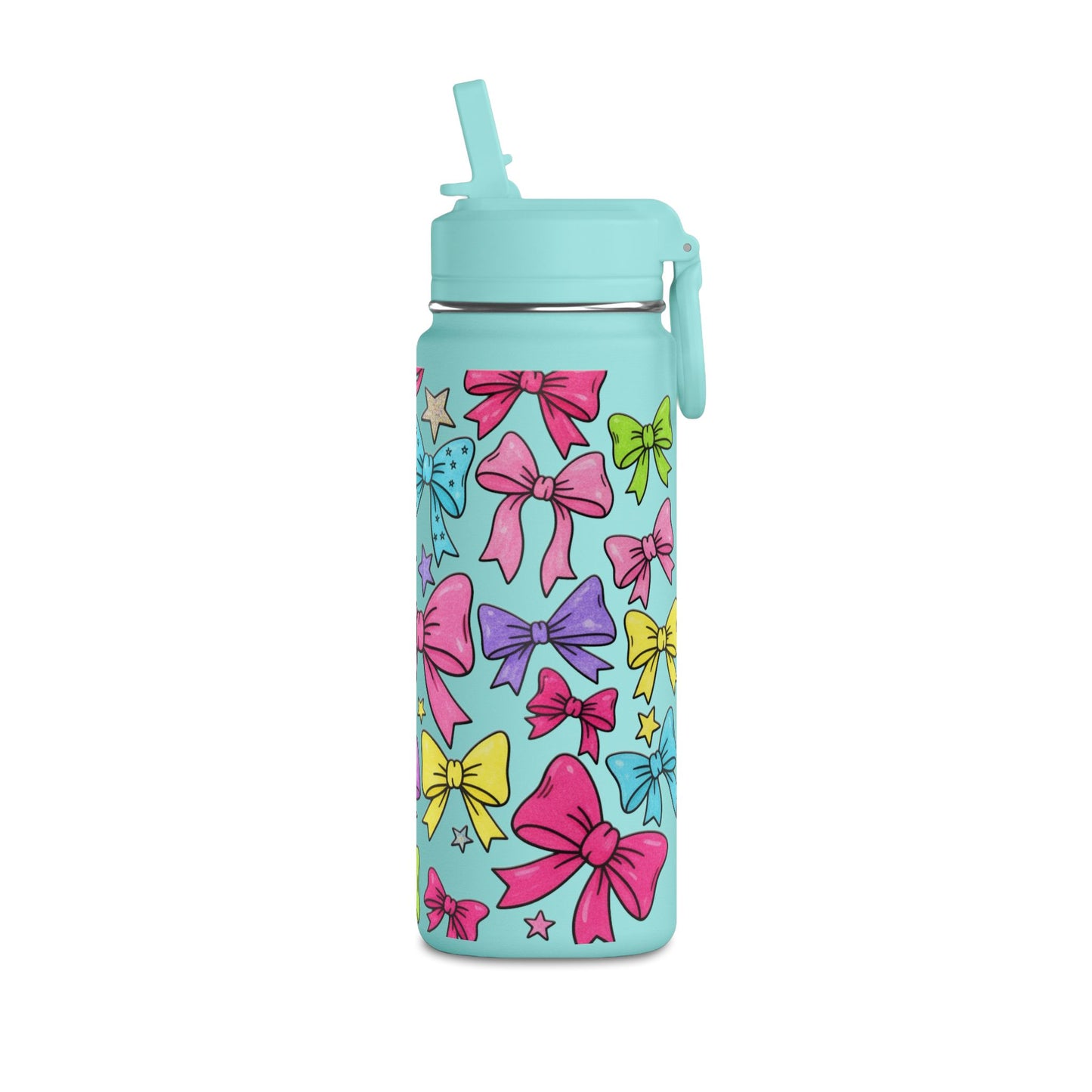 Girls Bow 20oz Water Bottle | Cute Bow Design