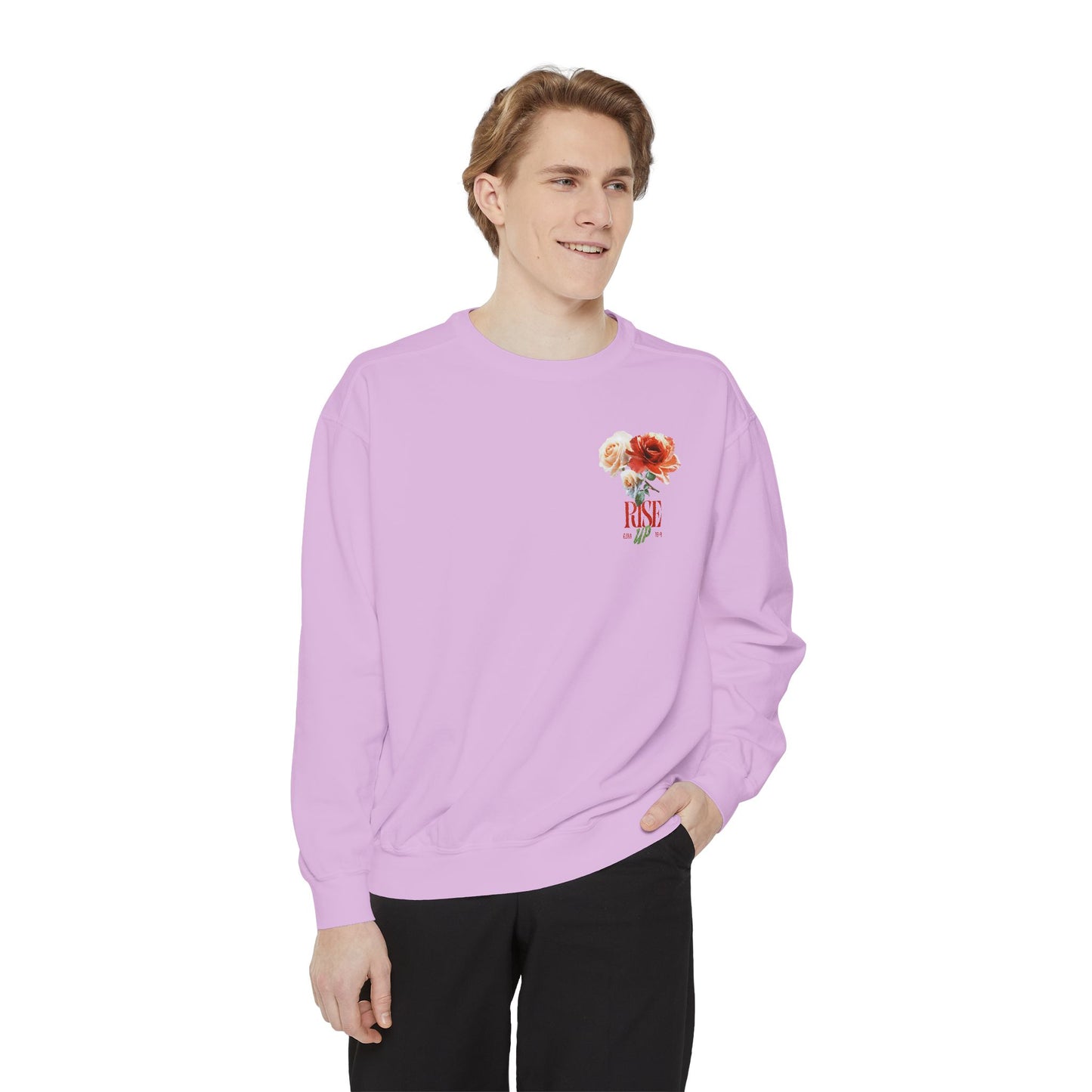 Rise Up Floral Sweatshirt — Flower Design