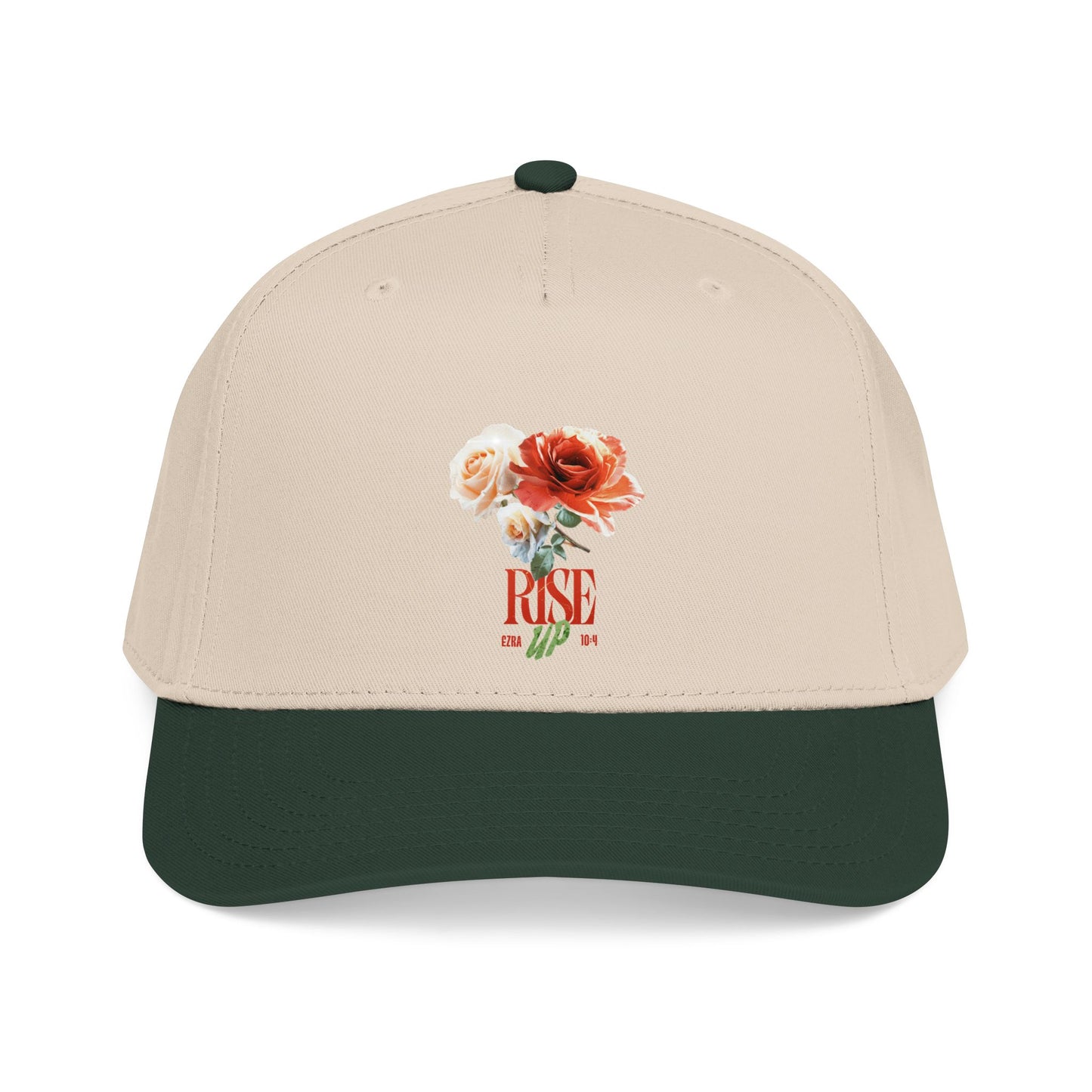 Rise Up Baseball Cap — Motivational Mid Profile Cap