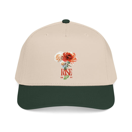 Rise Up Baseball Cap — Motivational Mid Profile Cap