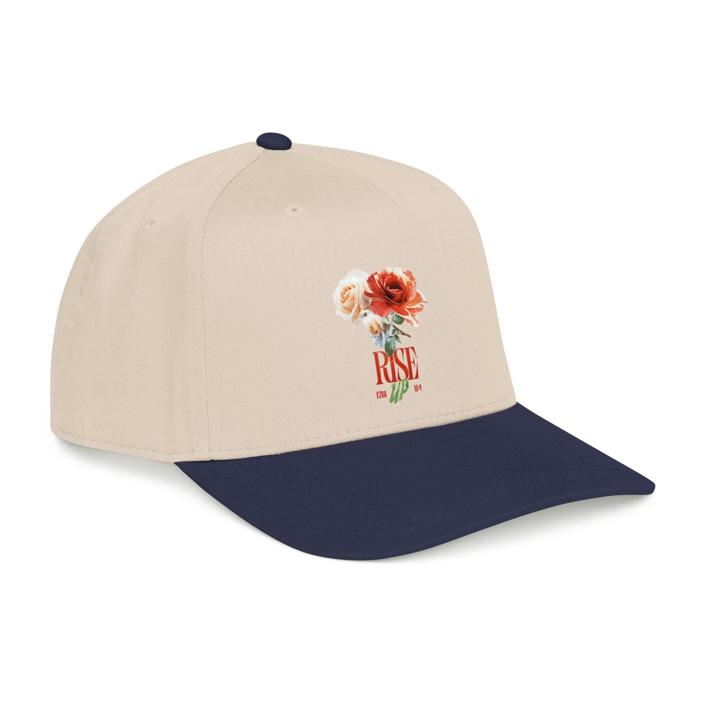 Rise Up Baseball Cap — Motivational Mid Profile Cap