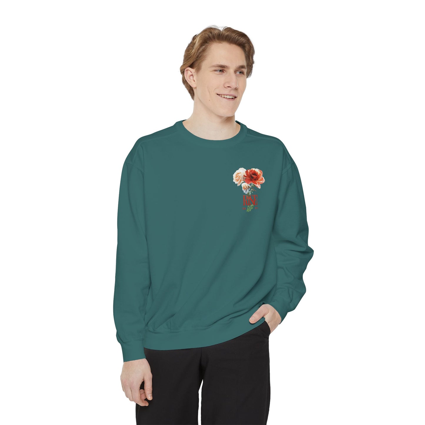 Rise Up Floral Sweatshirt — Flower Design