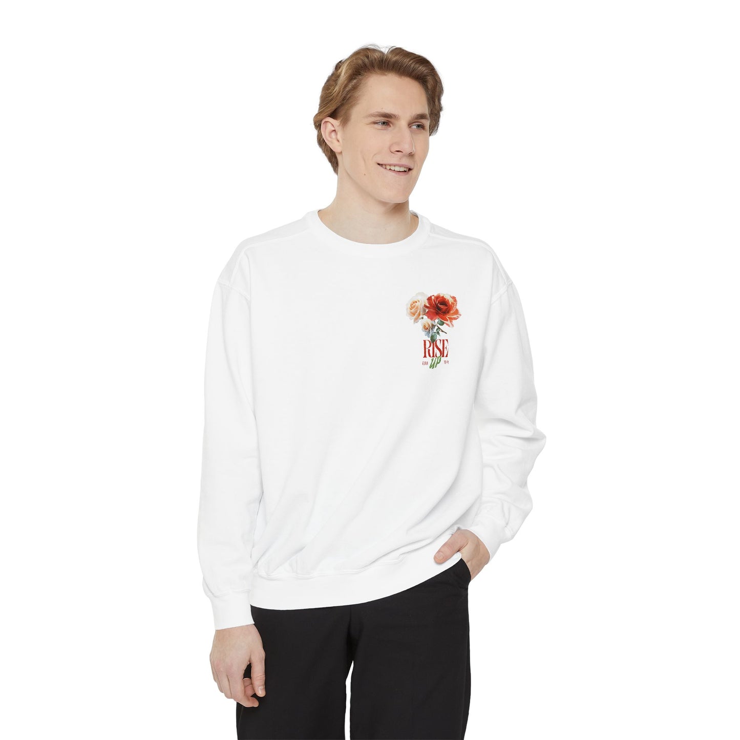 Rise Up Floral Sweatshirt — Flower Design