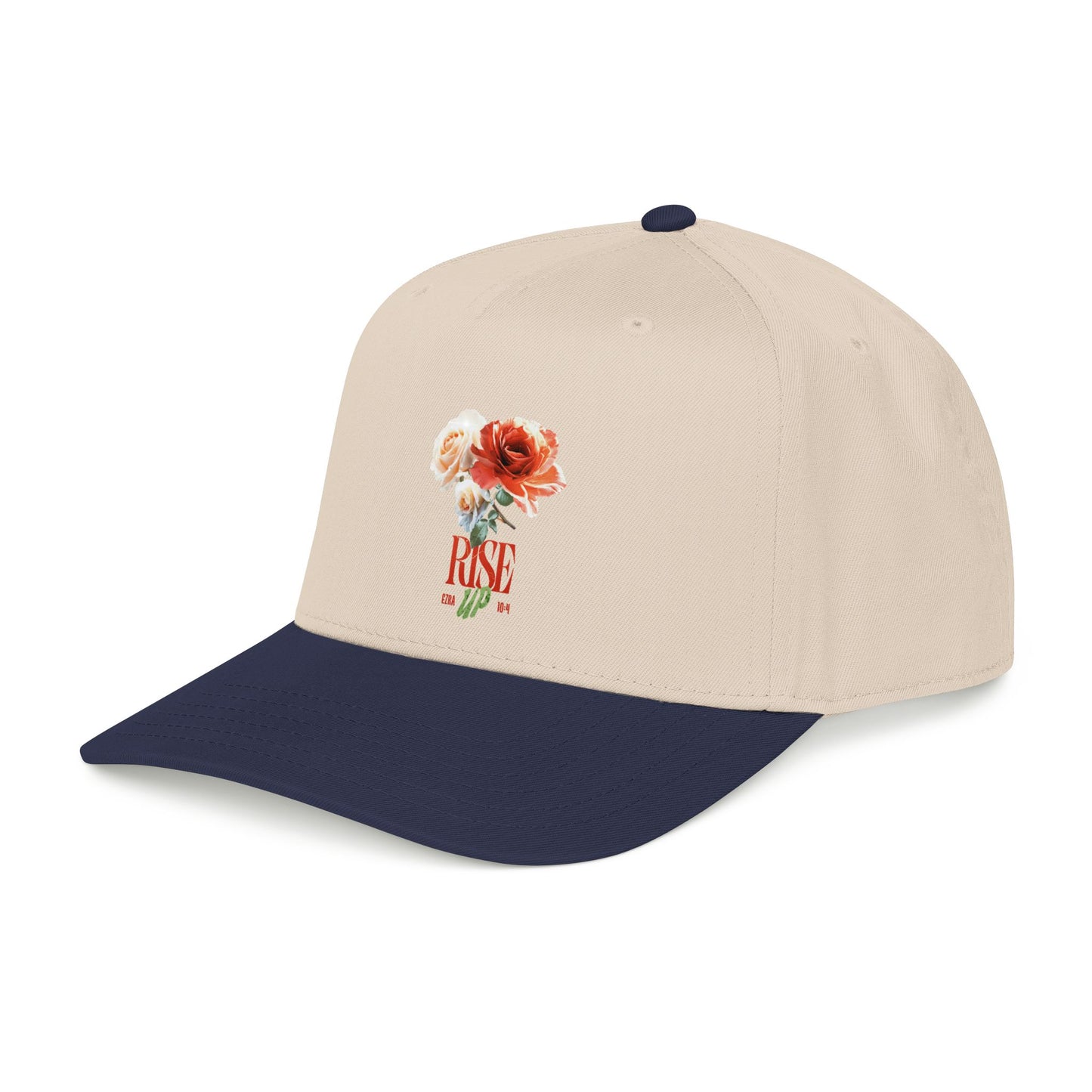 Rise Up Baseball Cap — Motivational Mid Profile Cap