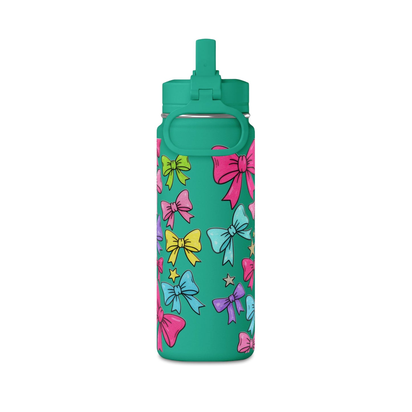 Girls Bow 20oz Water Bottle | Cute Bow Design