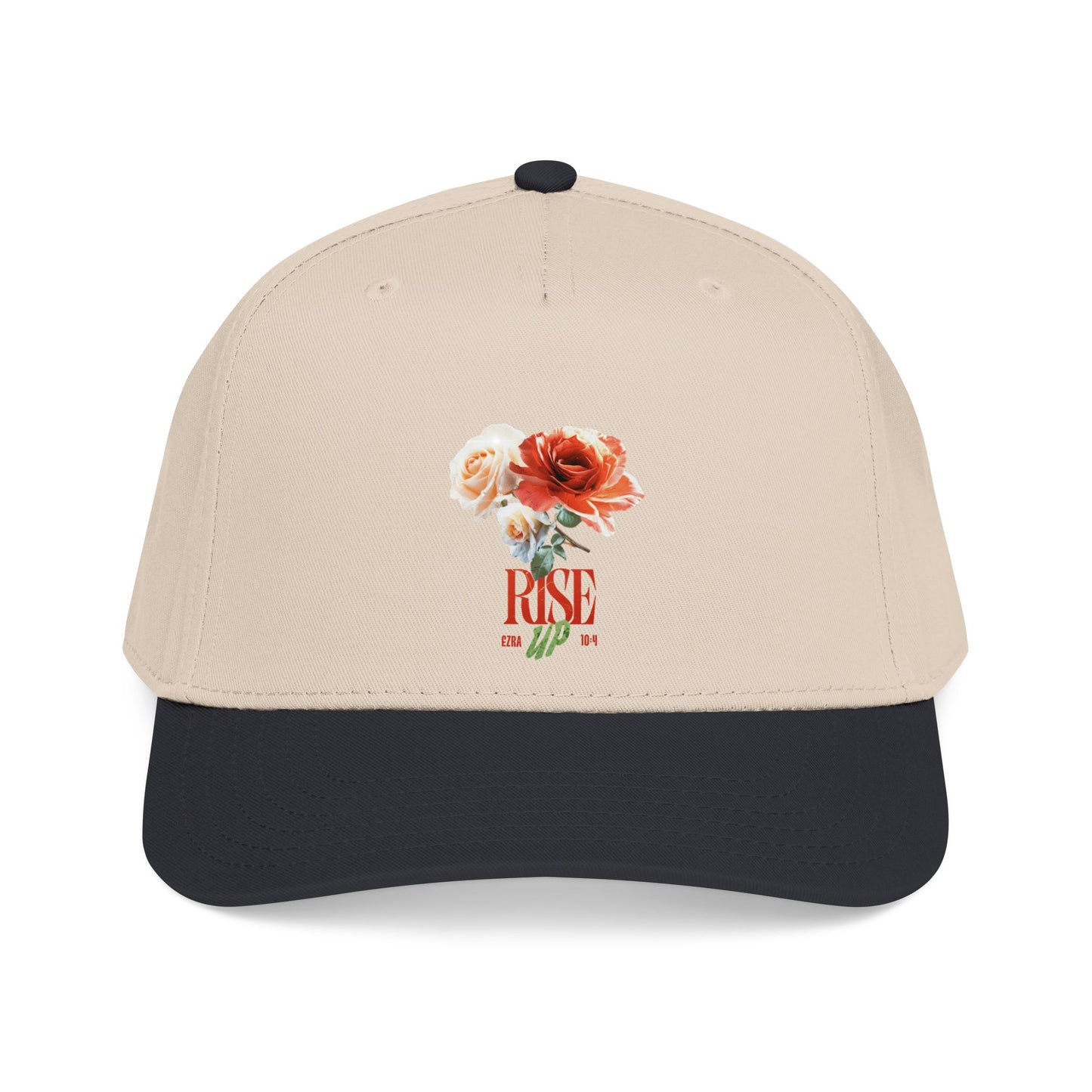 Rise Up Baseball Cap — Motivational Mid Profile Cap