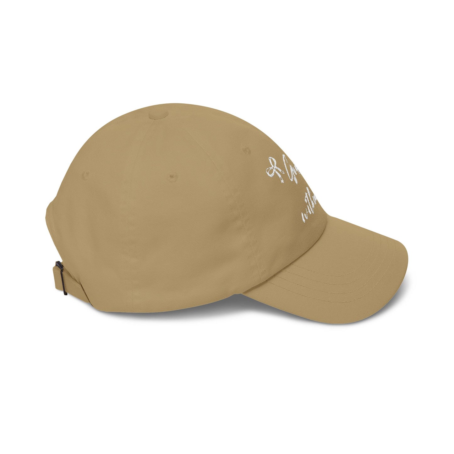 God Is Within Her Classic Dad Cap — Inspirational Embroidered Baseball Hat