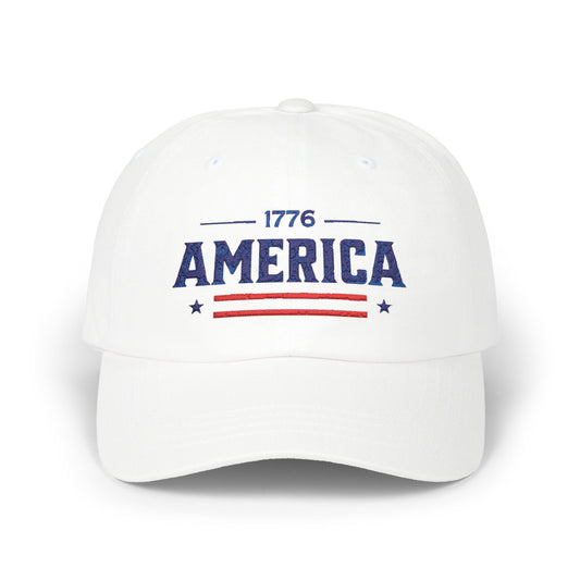 Fourth of July Classic Dad Cap — Patriotic Baseball Hat