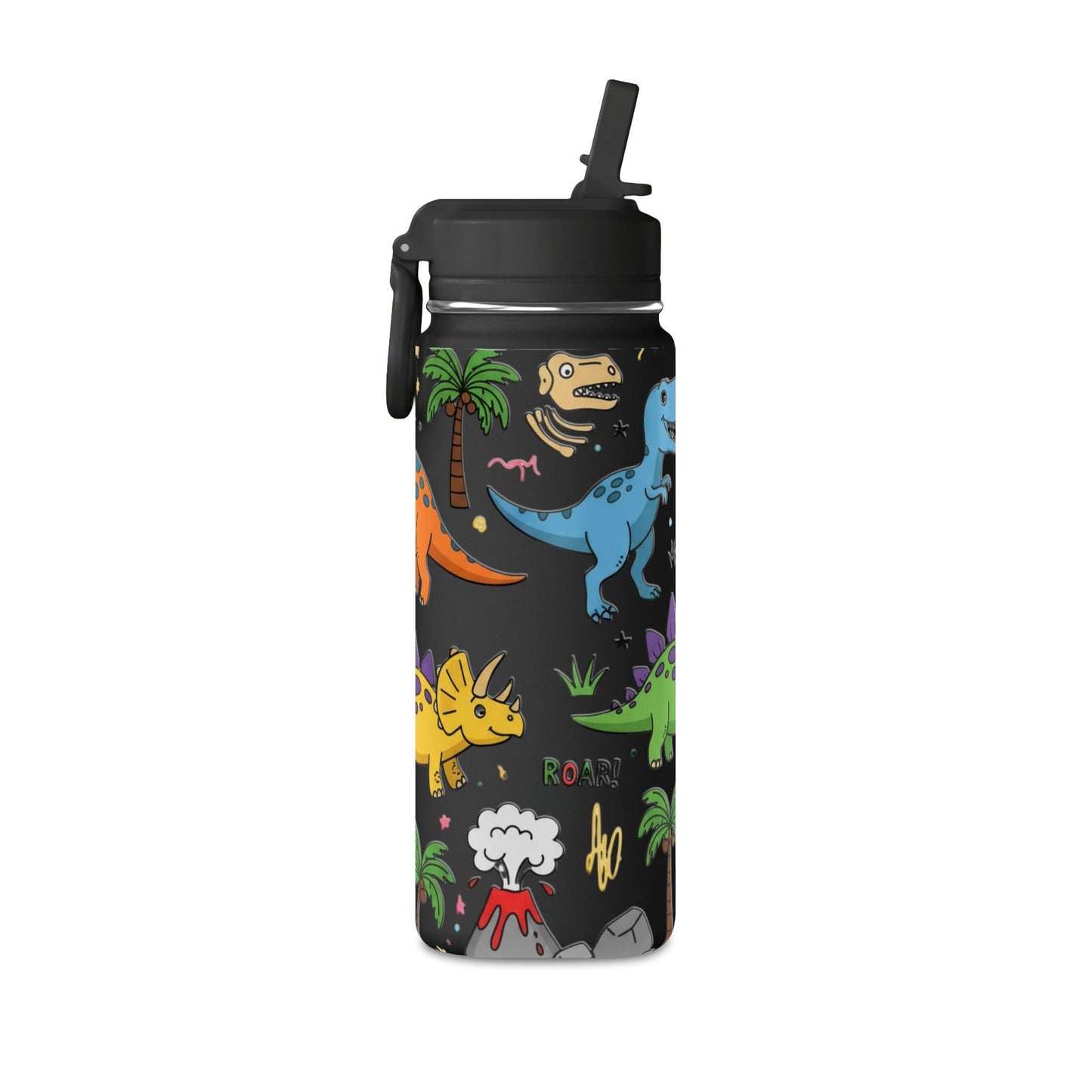 Kids Dino 20oz Water Bottle | Cute Dinosaur Design
