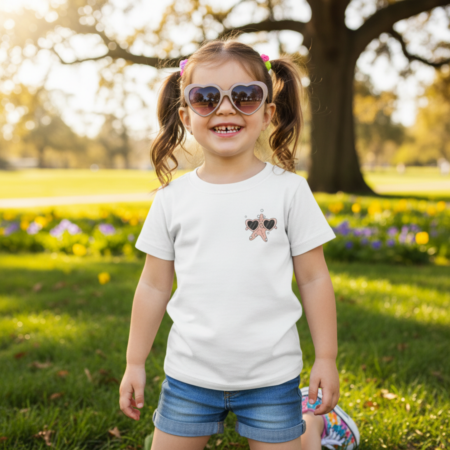 Baby Girl Beach Babe Infant Tee | Cute Beach Baby Graphic