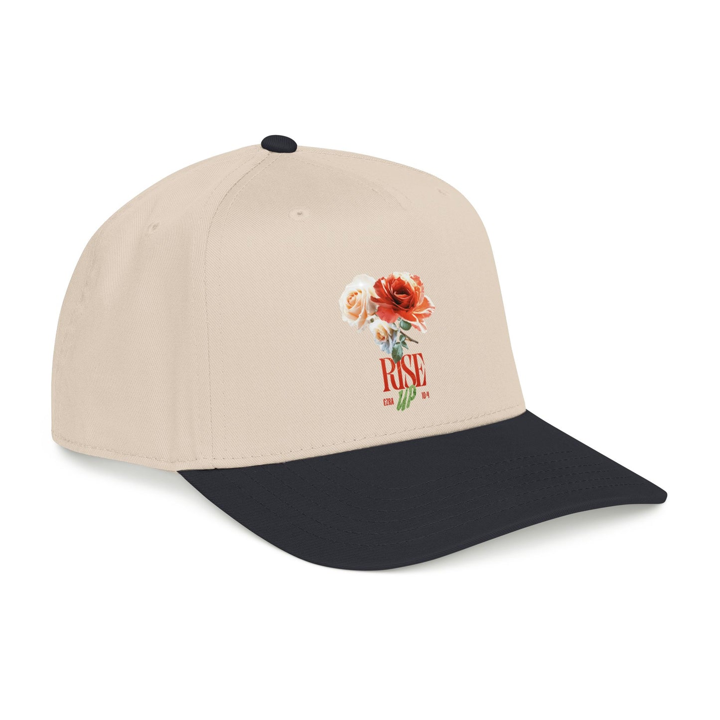 Rise Up Baseball Cap — Motivational Mid Profile Cap