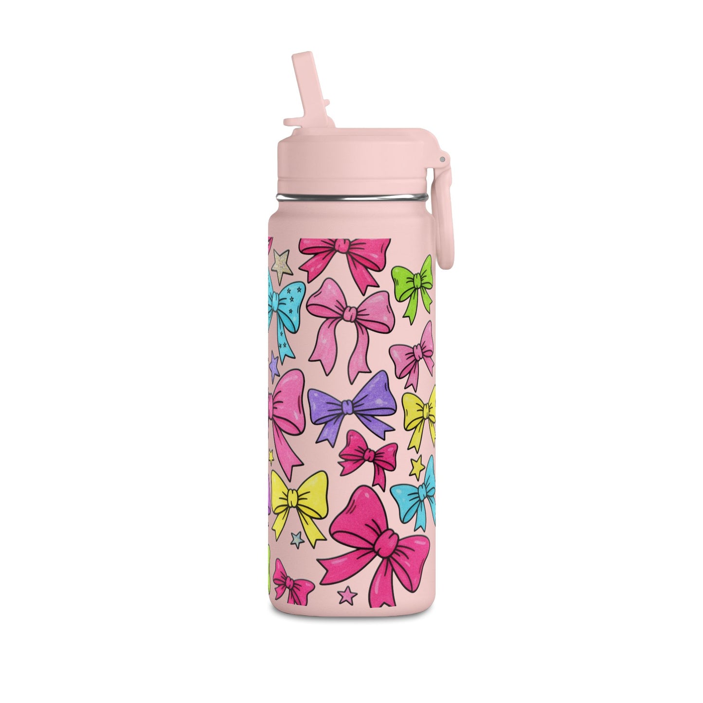 Girls Bow 20oz Water Bottle | Cute Bow Design