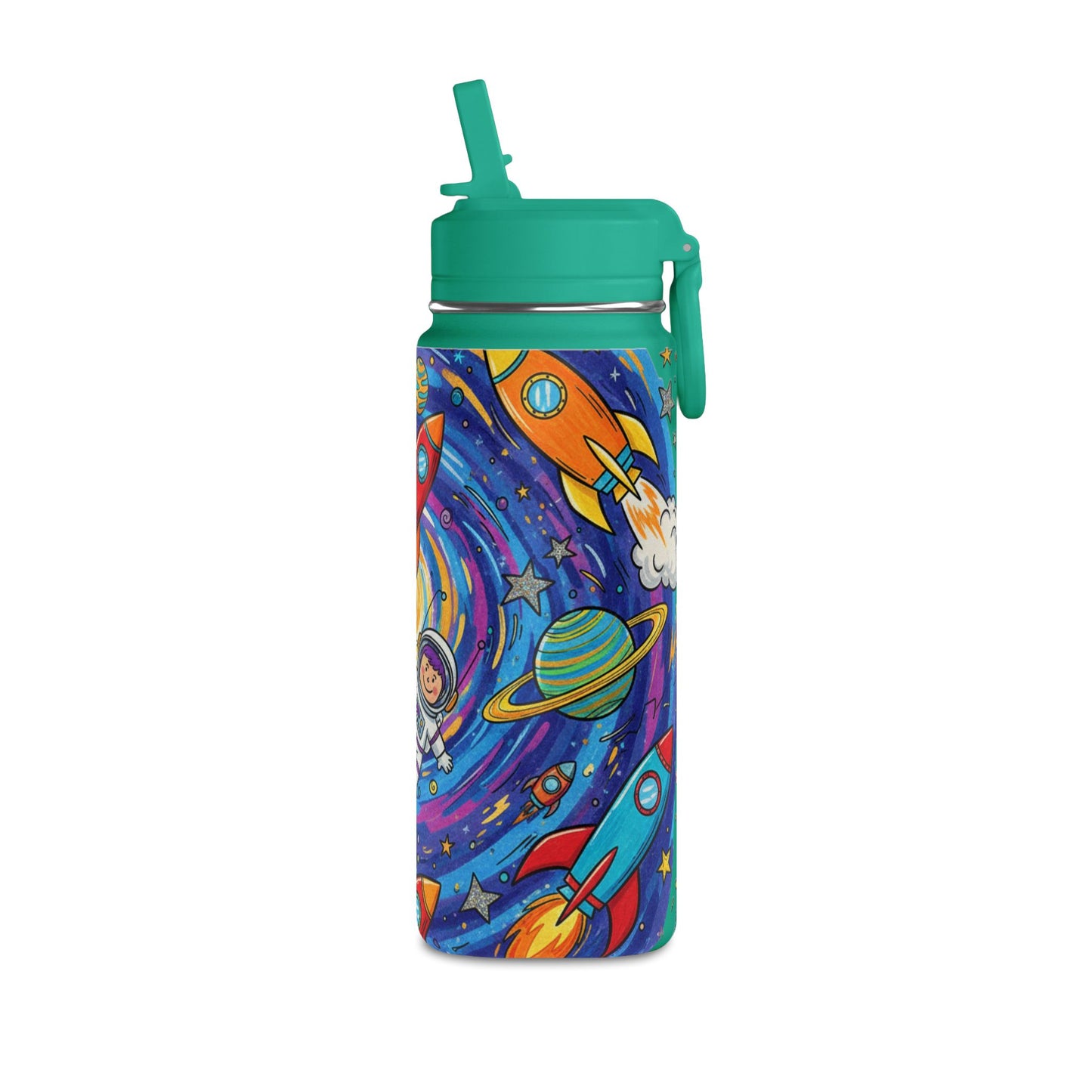 Kids Galaxy 20oz Water Bottle | Cute Galaxy Design