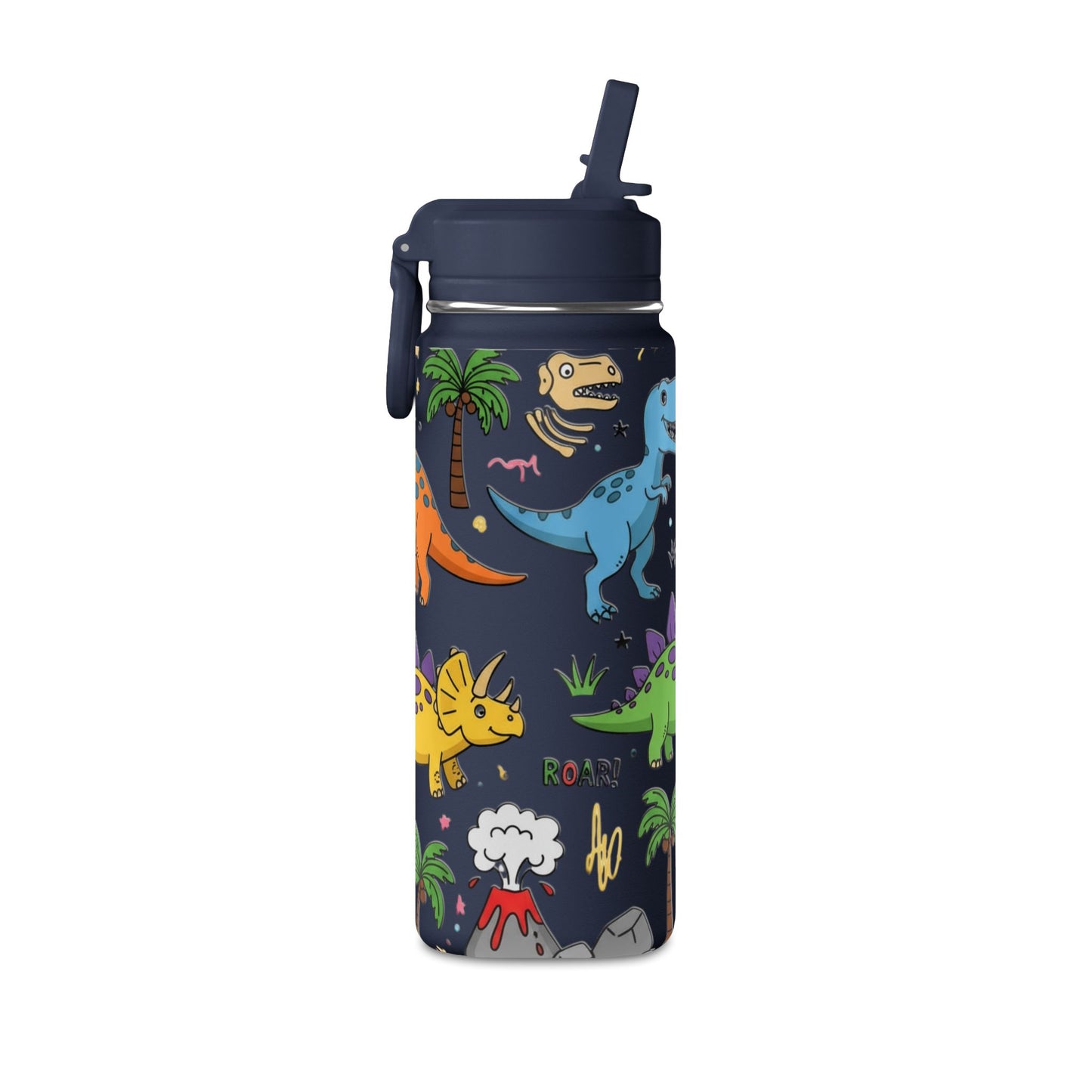 Kids Dino 20oz Water Bottle | Cute Dinosaur Design