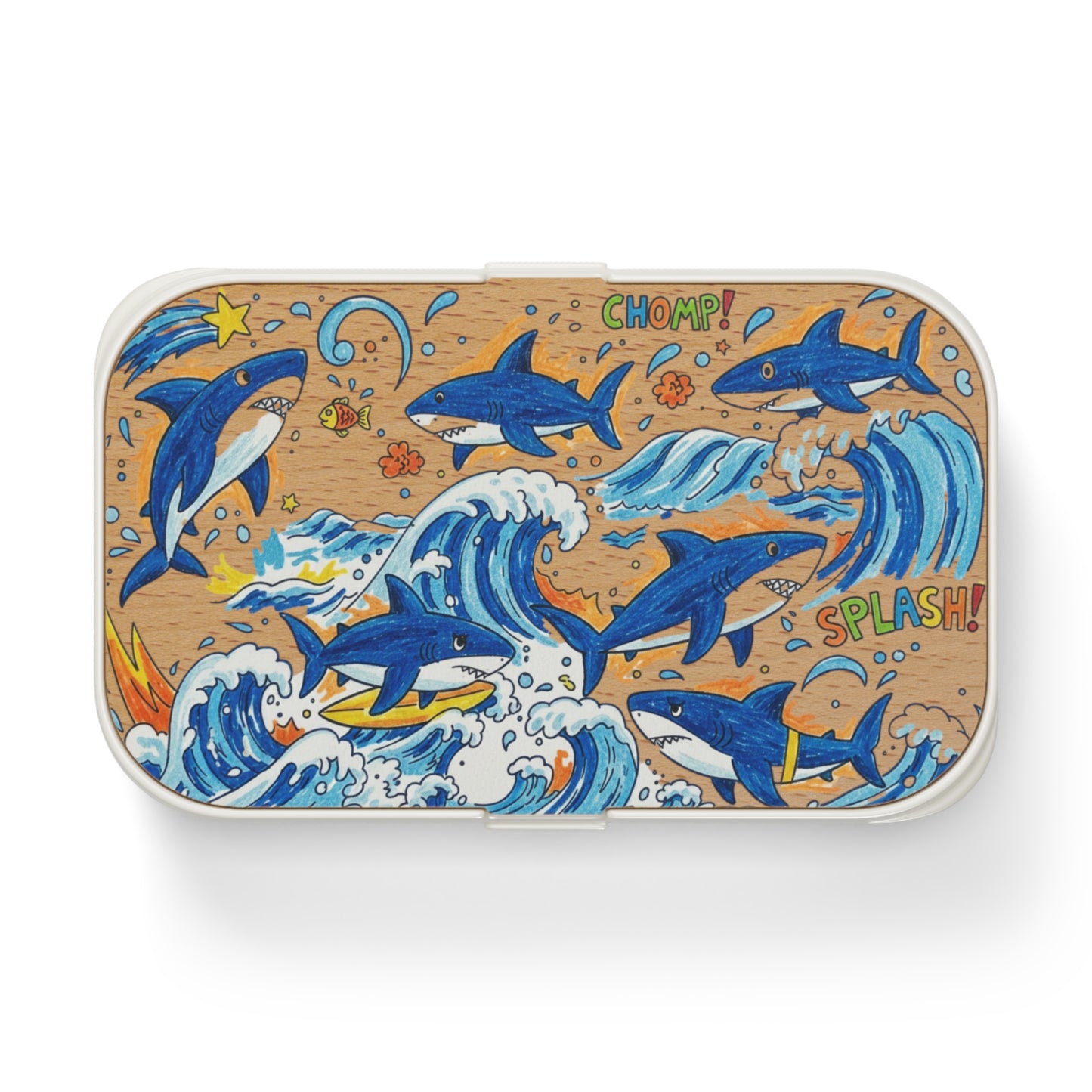 Kids Shark Bento Lunch Box | Shark Design Boys