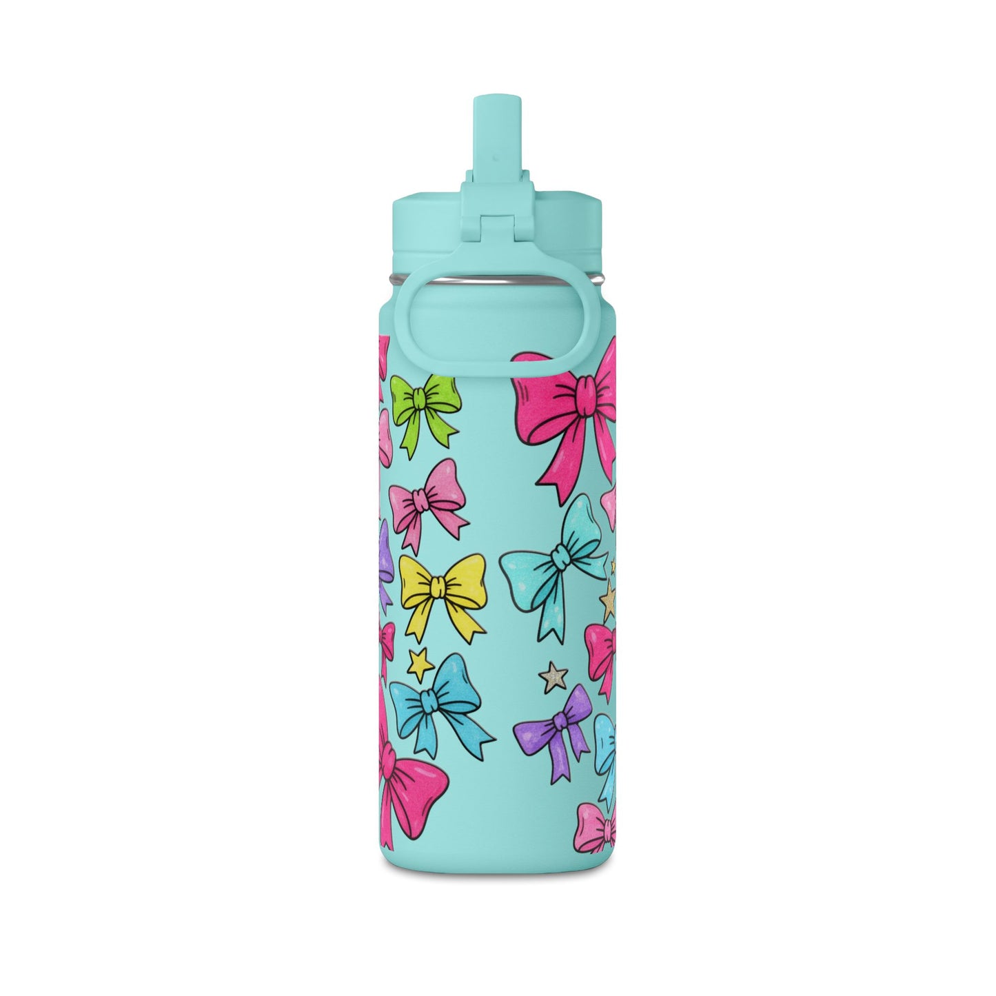 Girls Bow 20oz Water Bottle | Cute Bow Design