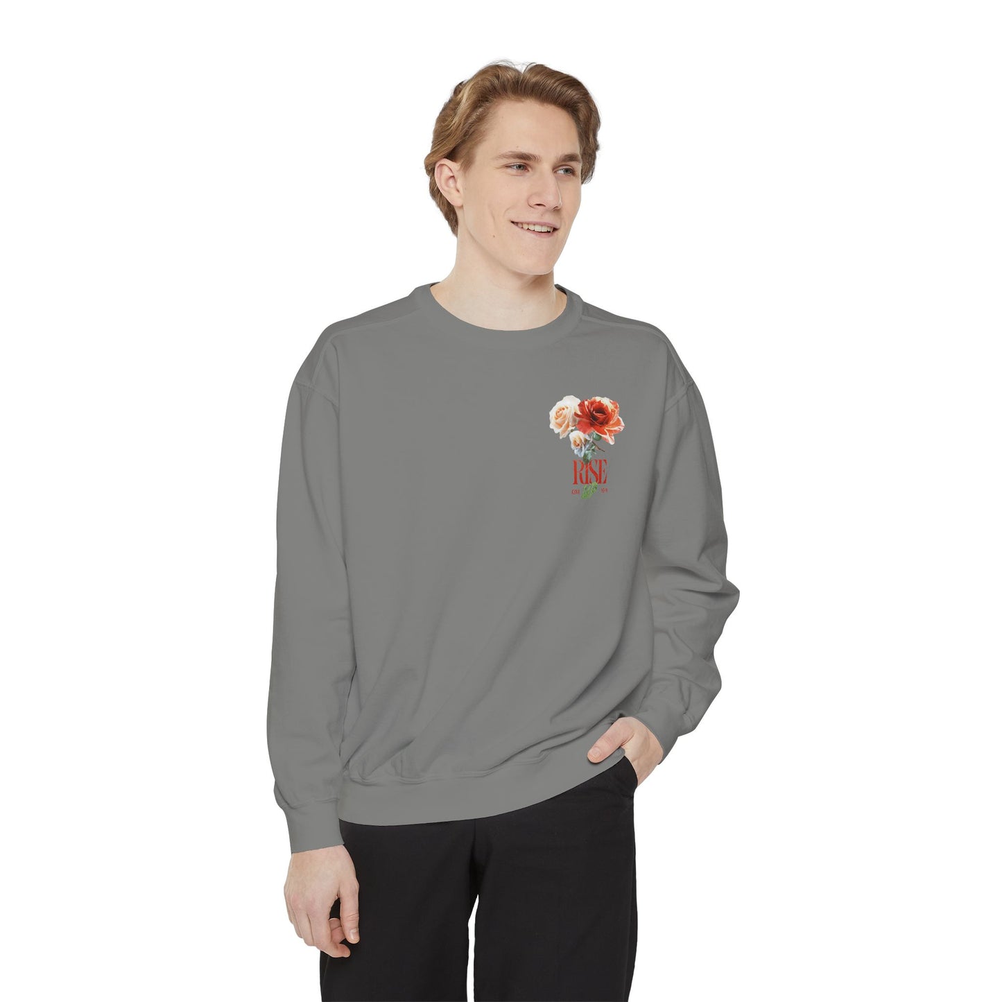 Rise Up Floral Sweatshirt — Flower Design