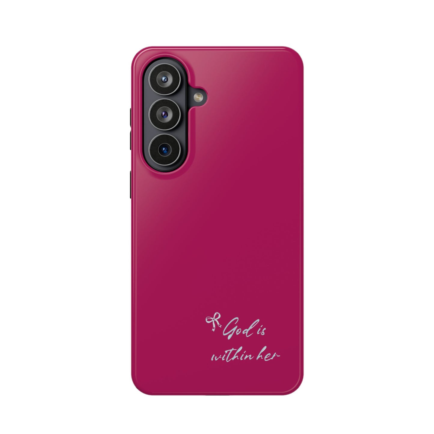 God Is Within Her Phone Case — Inspirational Magnetic Impact-Resistant Phone Case