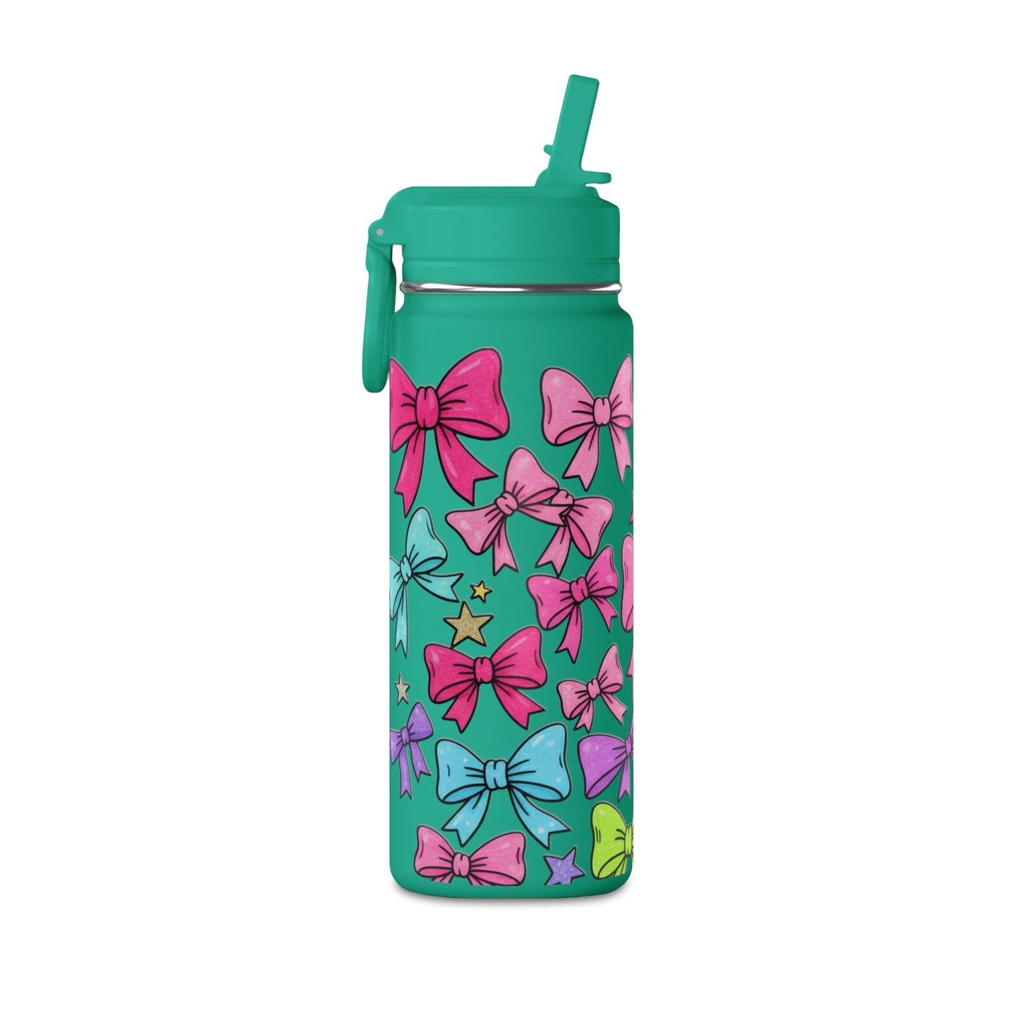 Girls Bow 20oz Water Bottle | Cute Bow Design