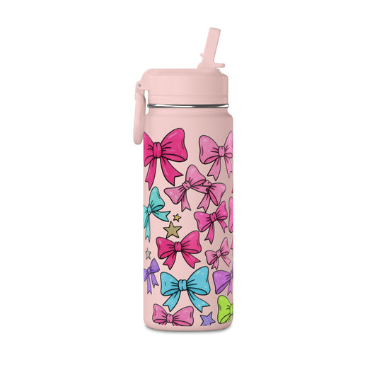Girls Bow 20oz Water Bottle | Cute Bow Design