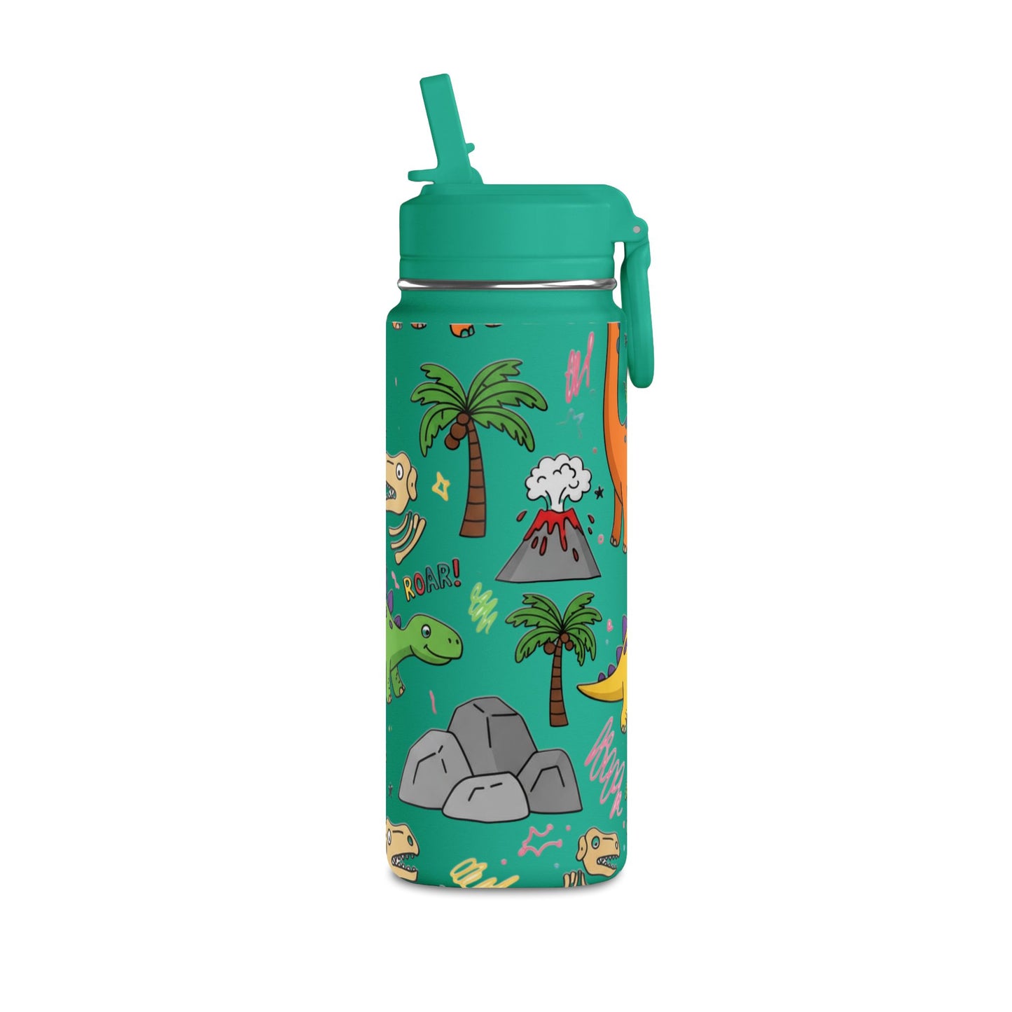 Kids Dino 20oz Water Bottle | Cute Dinosaur Design