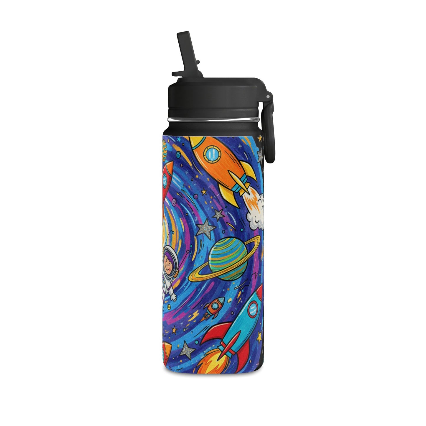 Kids Galaxy 20oz Water Bottle | Cute Galaxy Design