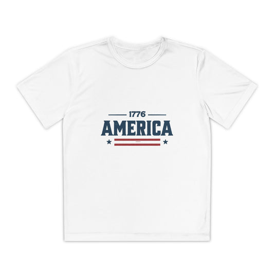Youth Competitor Tee — Patriotic July 4th Matching Family Shirt