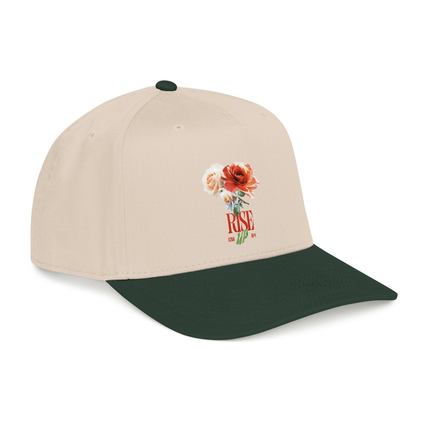 Rise Up Baseball Cap — Motivational Mid Profile Cap