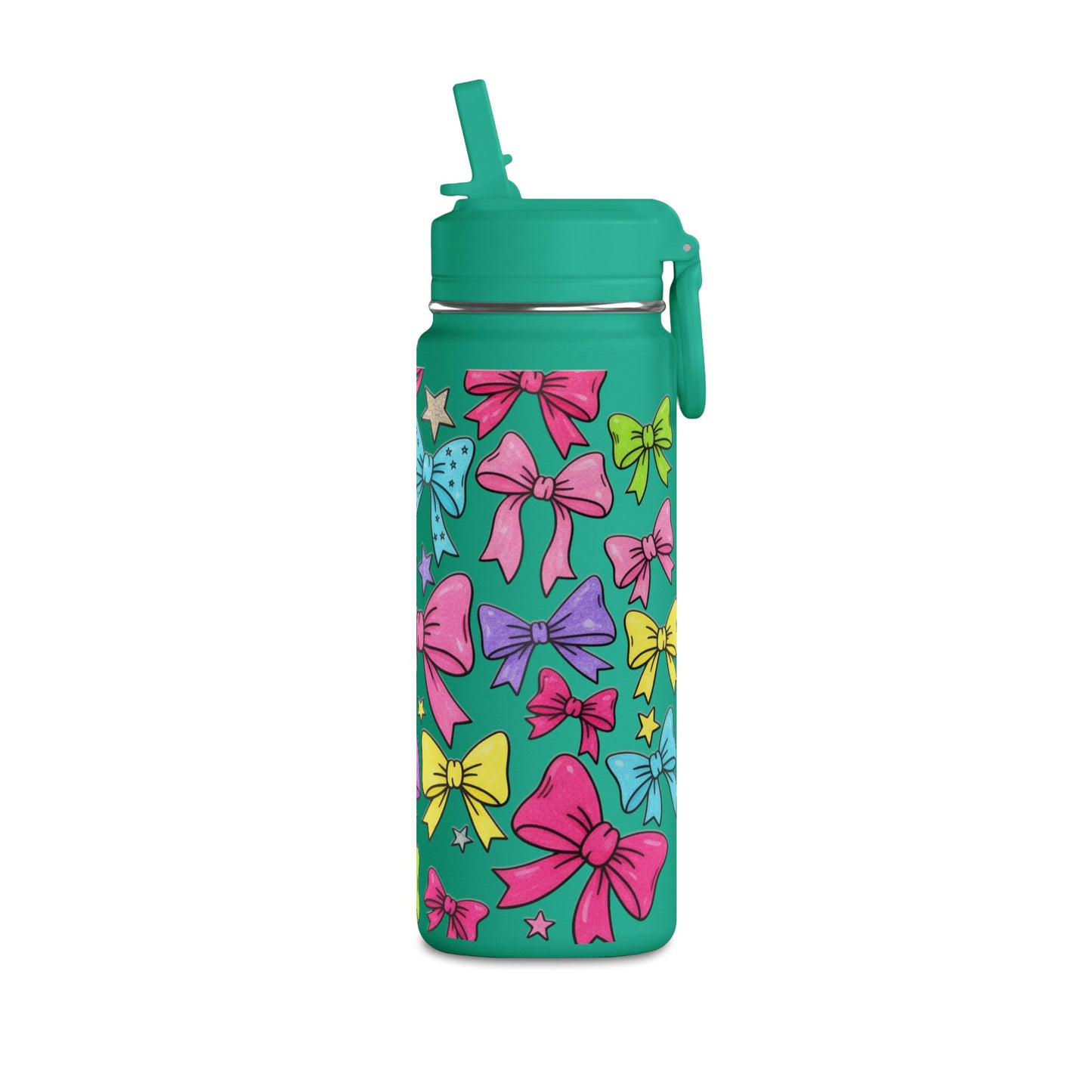 Girls Bow 20oz Water Bottle | Cute Bow Design