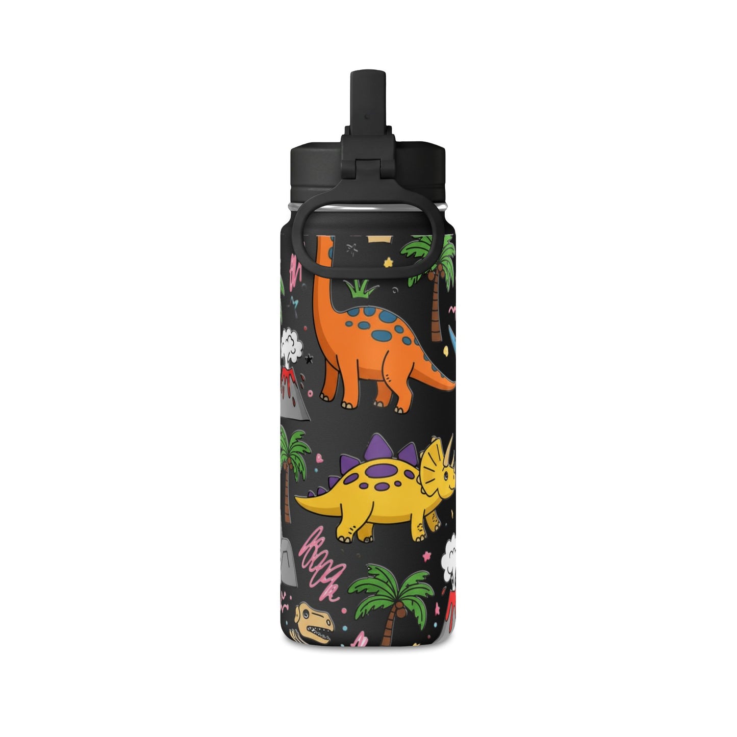 Kids Dino 20oz Water Bottle | Cute Dinosaur Design