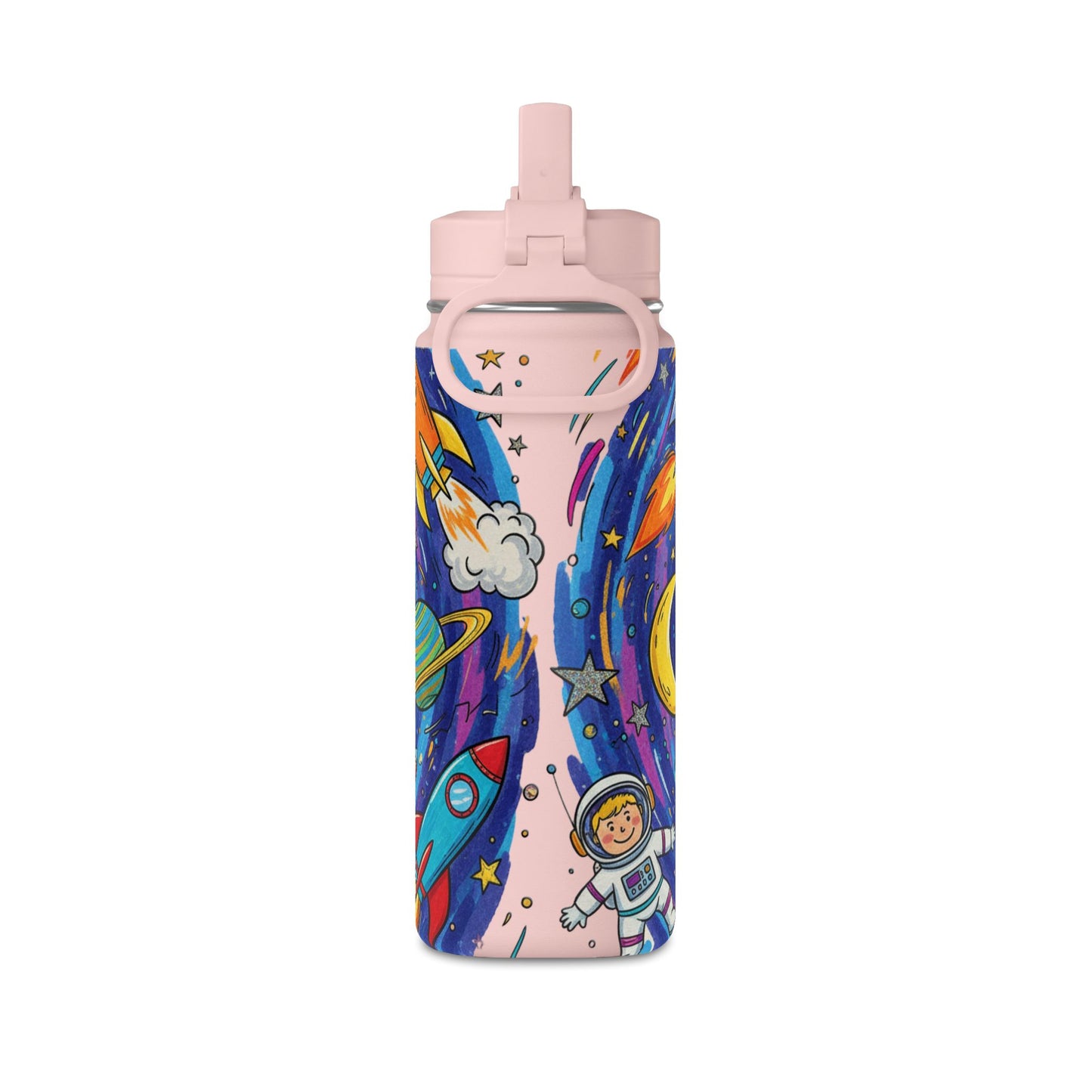 Kids Galaxy 20oz Water Bottle | Cute Galaxy Design