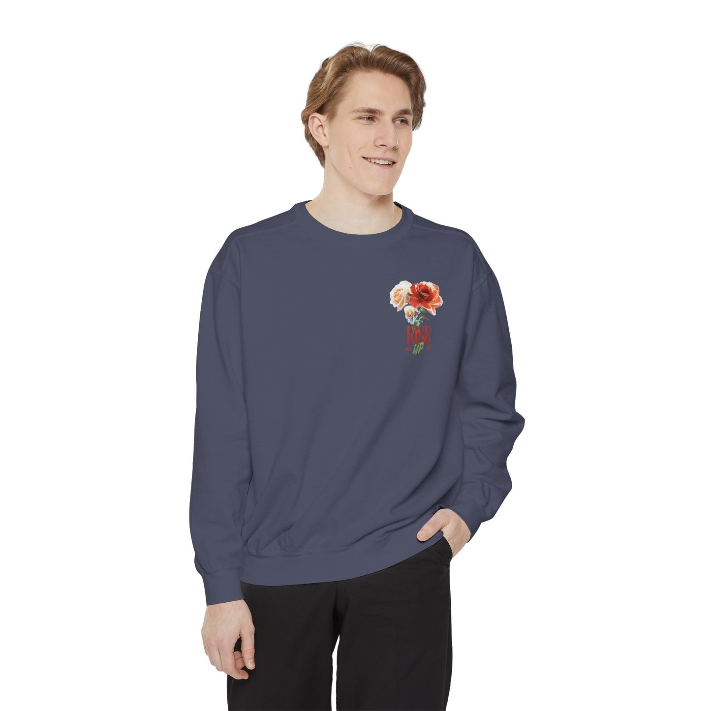 Rise Up Floral Sweatshirt — Flower Design