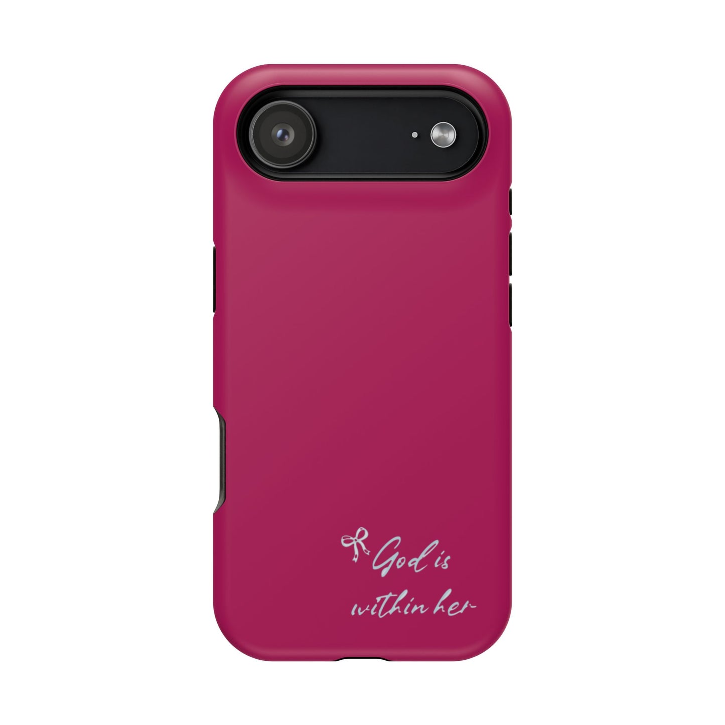 God Is Within Her Phone Case — Inspirational Magnetic Impact-Resistant Phone Case
